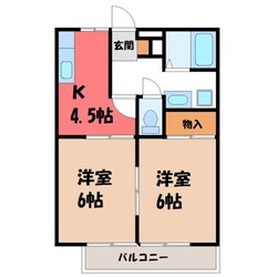 陽だまりハイツ2000 Aの物件間取画像